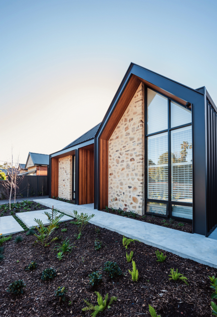 Architectural image of a modern farmhouse style home in adelaide